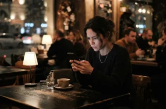 Абьюзивные отношения: признаки, которые легко пропустить Женщина в тревоге из-за признаков абьюзивных отношений держит телефон